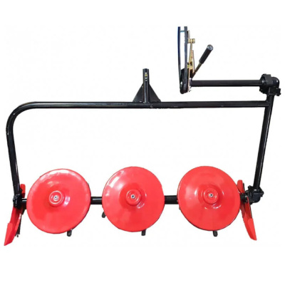 Косилка роторная навесная с 3-мя дисками,рем.приводом,с фронт.верх.рамой,для мотоблока КРН1.4 DEKADO