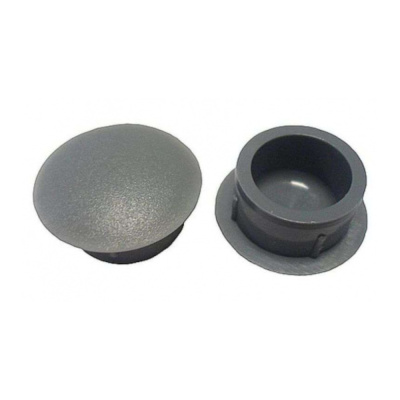Заглушка под отверстие D8мм, темно-серая (15шт)