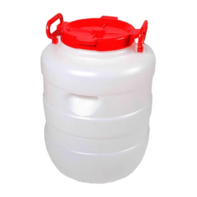 Бочка 40л Дачная круглая (белая)