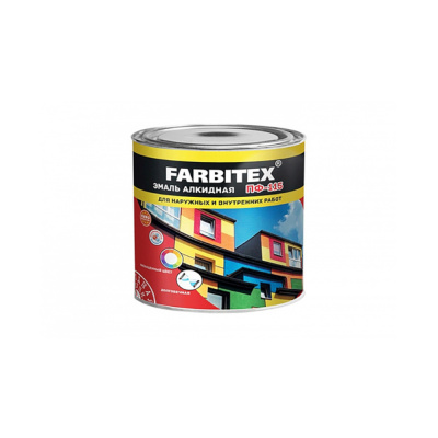Эмаль ПФ-115 алкидная синий (2,7 кг) FARBITEX
