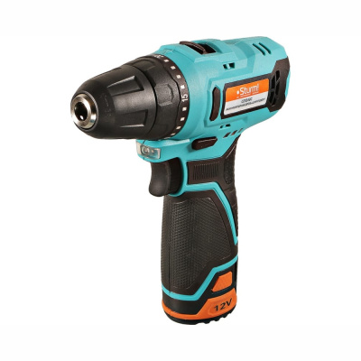Дрель аккум Sturm!, 12В, 1BatterySystem12V,40Нм, 2х2.0Ач, быст.заряд,пист. рук,кейс CD1240C 