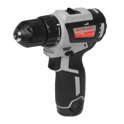 Дрель-шуруповерт Li-ionДА-10/12В 38 МиниМАКС бесщеточная аккум.  (МультиБОКС 100, 2 аккум., 2,5Ач, З