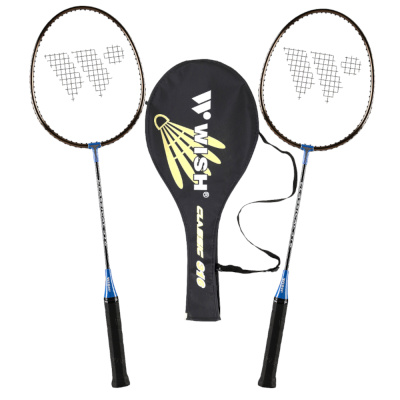 Набор для бадминтона WISH  Classic 316 (2 ракетки), синий 1/25