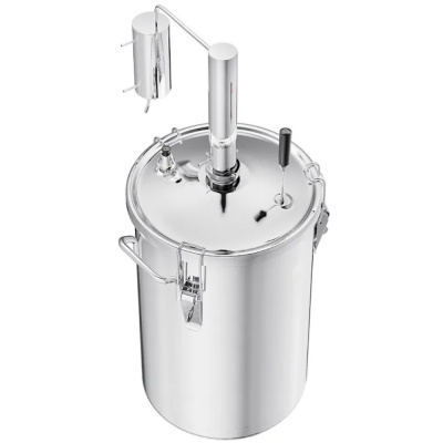 Дистиллятор домашний "Первач" Элит 20Т,20л,термометр,клапан избыт.давл.