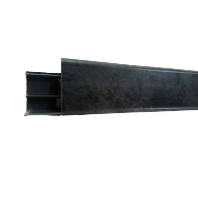 Плинтус напольный 70мм 2,2м "Деконика" Лофт серый / 548										