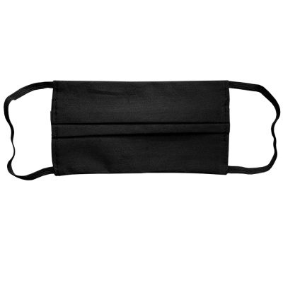 Маска для лица х/б, черная