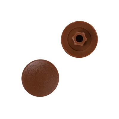 Заглушка для конфирмата S=4, темно-коричневая