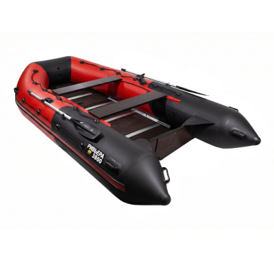 Лодка Ривьера Максима 3800 СК комби красный/черный