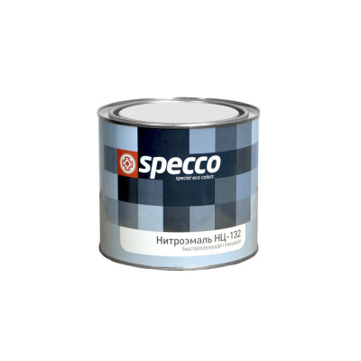 Эмаль НЦ-132КП "Specco" коричневая 1,8 кг