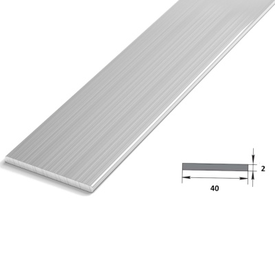 Штанга плоская 40*2,0 ШПл 05.2000.500