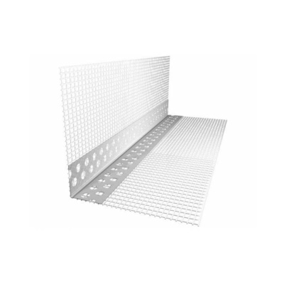 Уголок ПВХ перфорир.штукатурный с сеткой 10х15см 2,5м