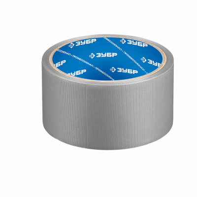 Лента клейкая пвх ЗУБР  Рефил 50 мм, 10 м серая, универсальная, ПРОФЕССИОНАЛ (12075-50-10)