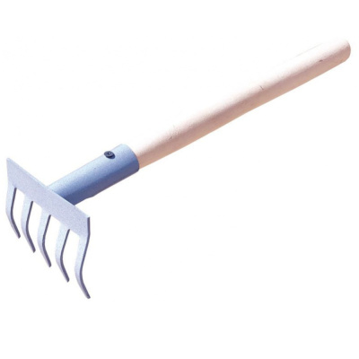 Грабли с прямыми зубьями, 4 зуба, 400х90 мм