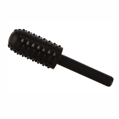 Шарошка по дереву ПРАКТИКА стальная, цилиндрическая закругленная 13 х 28 мм блистер