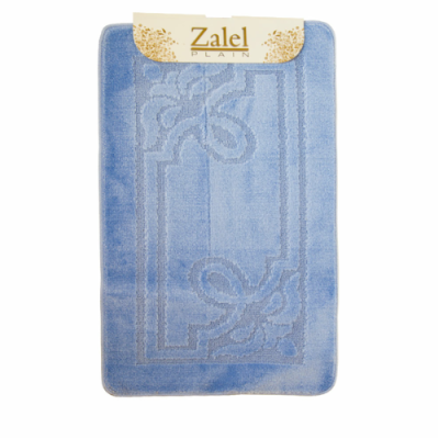 Коврик для ванной комнаты Zalel 55*85 (90) L.BLUE (светло-синий)