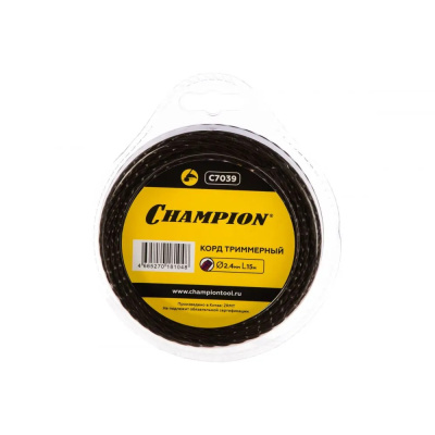 Корд трим.CHAMPION  Magic 2.4мм*15м (витой квадрат), CHAMPION, КИТАЙ, C7039