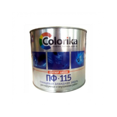 Эмаль ПФ-115 "Colorika" зеленая 1,8 кг