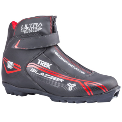 Ботинки лыжные TREK BlazzerControl2 черный (лого красный) N (RU39;EU40;CM25)