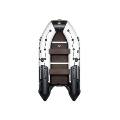 Лодка Ривьера Максима 3600 СК комби светло-серый/черный