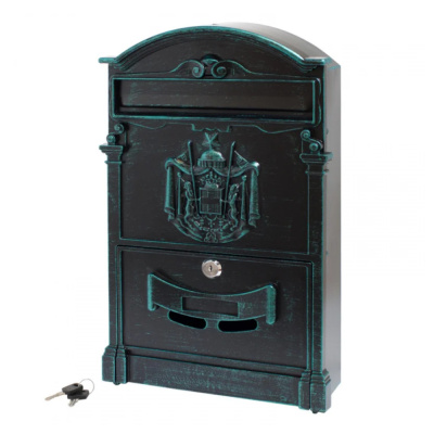 Ящик почтовый №4010В зеленая патина (5)