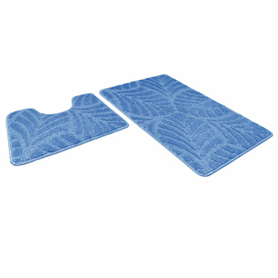 Набор ковриков д/ванной Актив icarpet 50*80+50*40 синий (01)