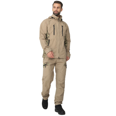 Костюм летний Матрица ткань Nylon Cotton Рип-Стоп цвет Песок, Размер: 52-54, Рост: 170-176