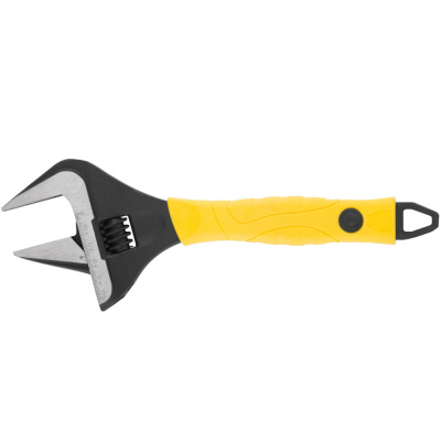 Ключ разводной "Эталон", CrV, узкие губки, шкала, экстра увелич.захват, прорезин.ручка  250 мм ( 50 