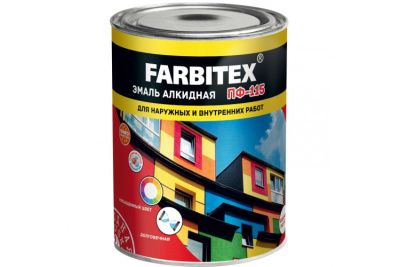 Эмаль ПФ-115 алкидная  светло-серый (5,0 кг) FARBITEX
