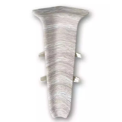 Угол для плинтуса 70мм "Деконика" Орех антик / 294 внутренний										