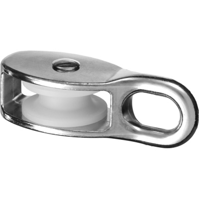 Блок одинарный 7/25 мм (одношкивный) цинк