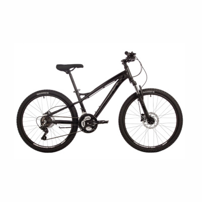 Велосипед NOVATRACK 24" TORNADO HD алюм. рама 13", черный, 21-скор. TY200/TS38/TY300, гидравл.торм.