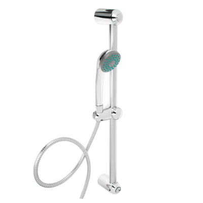 Стойка с набором для душа, лейка 1 режим, шланг 150см