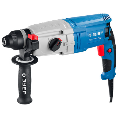 Перфоратор ЗУБР "ПРОФЕССИОНАЛ", SDS-plus, реверс, горизонтальный, металлич редуктор, 3,3Дж, 0-980об/