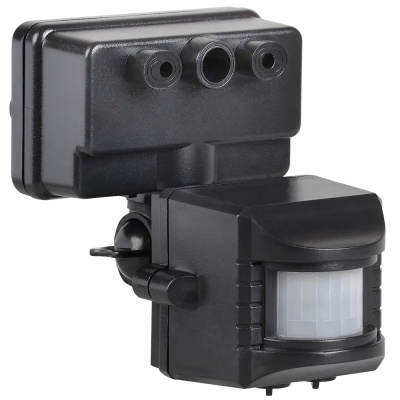 Датчик движения ИК для прожектора 150-500w 120гр. 12м IP44 черный