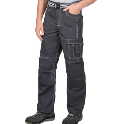 Брюки "СИРИУС-Престиж" цв.т.серый, тк.Rodos (245гр.кв.м) р. 120-124/182-188 (ЧЗ)