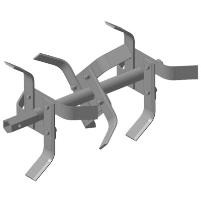 Фреза-разборная МБ вал S24, 350/445мм, втулка 82мм, 3 ряда разборная (НОЖИ НЕ КРАШЕНЫ)