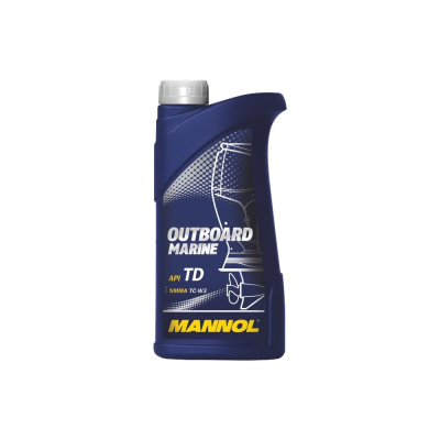 Масло моторное MANNOL OUTBOARD MARINE 2ТАКТ 1л.п/синт.(для 2-тактн.лодочн.моторов)
