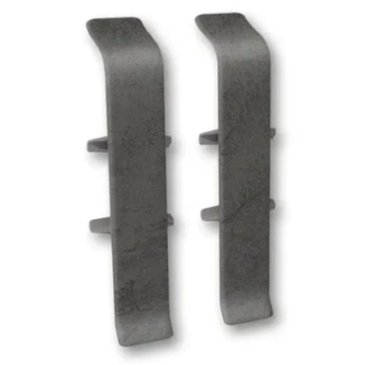 Угол для плинтуса 70мм "Деконика" Лофт серый / 548 соединительный										