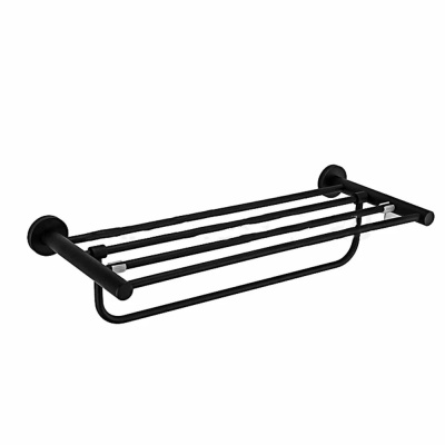 ПОЛКА ДЛЯ ПОЛОТЕНЕЦ F30224, ЧЕРНАЯ (1/10) "FRAP"