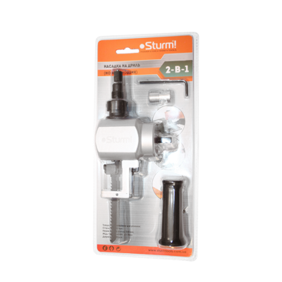 Насадка на дрель лобзик+ножницы 2 в1 Sturm!