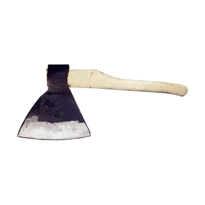 Топор в сборе, "Мясоруб", кованый, деревянное топорище 430 мм, М2, (Труд) г.Вача// Россия