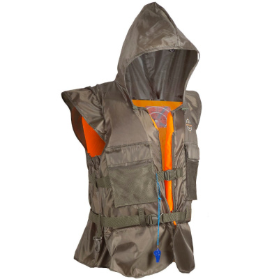 Жилет спасат. SHARK с капюшоном 060-80кг р.48-52