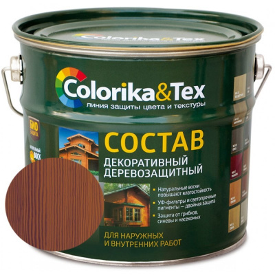Состав деревозащитный "Colorika&Tex" лиственница 2,7л