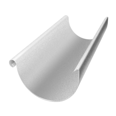 Желоб полукруглый, 125, 3м, Zn