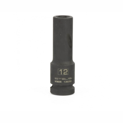 Головка ударная удлиненная шестигранная, 13 мм, 1/2", CrMo// Stels