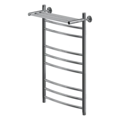 Полотенцесушитель MIXLINE CAPELLA  80х40 г2 (1/2'' ВР, 8 перекладин+ПОЛКА) водяной