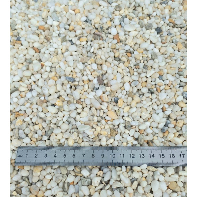 Природная галька "Перламутровая" фр. 3-10 мм 