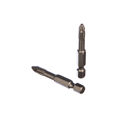 Биты "ЕХPERT" торсионные кованые, обточенные, KRAFTOOL 26121-2-50-2, Cr-Mo сталь, тип хвостовика E 1