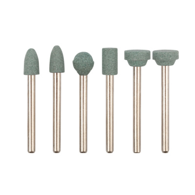 Шарошки силиконово-карбидные, мини, набор 6шт. ФИТ