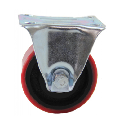 Колесо  б/г полиуретан. неповорот. 100мм ( Medium )